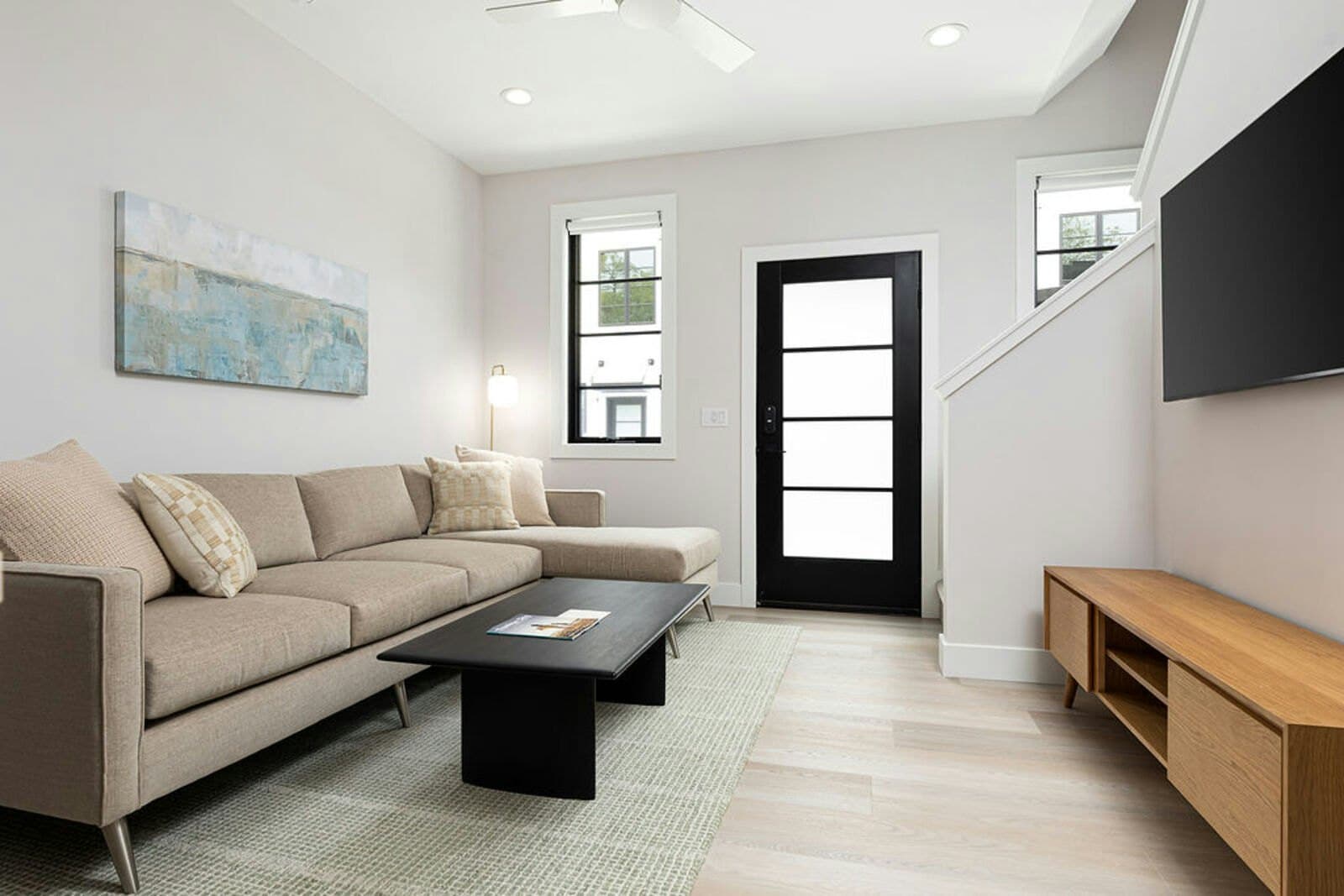 Living area from the kitchen